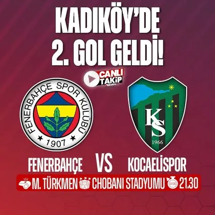 Fenerbahçe - Kocaelispor | CANLI