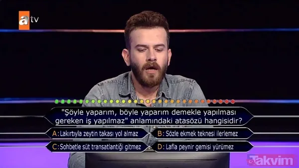 Kim Milyoner Olmak İster'de dikkat çeken soru: George W. Bush hangi ülke başbakanının üzerine kusmuştur? - 38