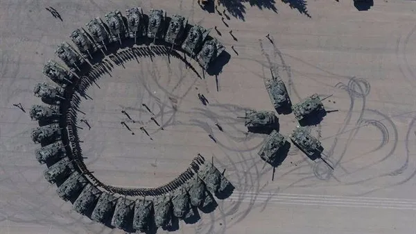 Silopi'deki tank taburundan 'ayyıldızlı' gösteri-1