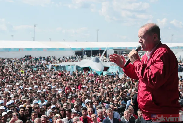 Cumhurbaşkanı Recep Tayyip Erdoğan TEKNOFEST'i ziyaret etti - 28