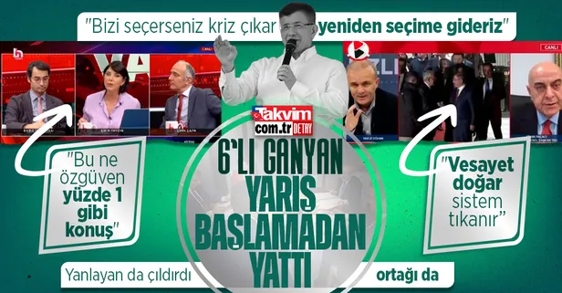 Ahmet Davutoğlu'nun itiraflarına İYİ Parti'den tepki! 6'lı masanın yandaşları bile çıldırdı! Şirin Payzın, Barış Yarkadaş, Özer Sencar...