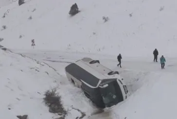 Sivas’ta otobüs kazası