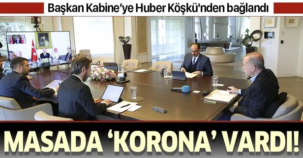 Son dakika: Başkan Erdoğan kabine üyeleriyle video konferans üzerinden görüştü