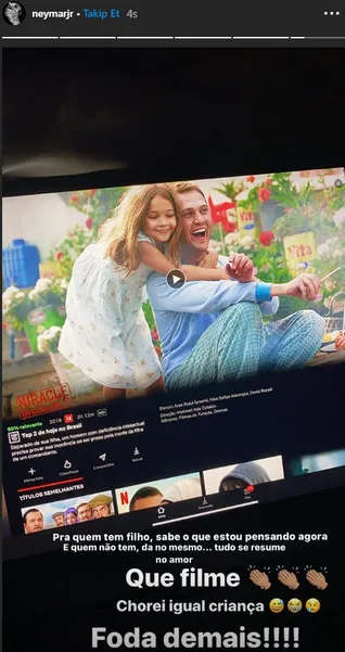 Neymar, Aras Bulut İynemli'nin 7.Koğuştaki Mucize filmini izledi, hüngür hüngür ağladı-3