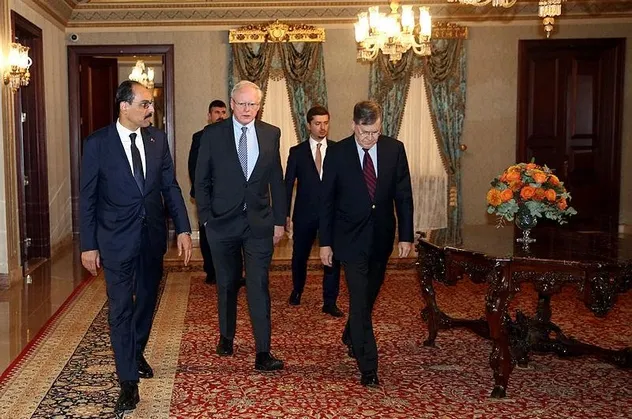 Cumhurbaşkanlığı Sözcüsü İbrahim Kalın, James Jeffrey ile bir araya geldi