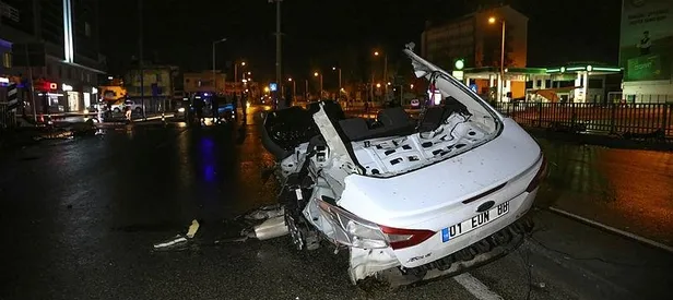 Adana’da feci kaza! 5 parçaya ayrıldı