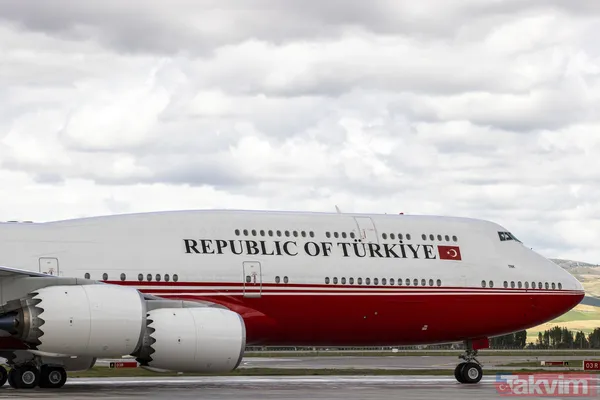 SON DAKİKA: Başkan Recep Tayyip Erdoğan NATO Zirvesi için Madrid'e gitti! Uçağında dikkat çeken 'Republic of Türkiye' detayı - 4