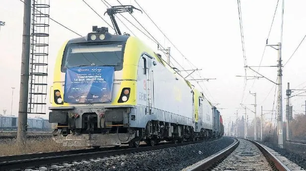 Son dakika: Türkiye'den Çin'e gidecek ikinci ihracat yük treni yola çıktı-1