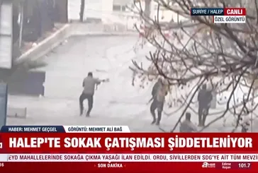 Halep'te sokak çatışması şiddetleniyor!