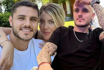 Mauro Icardi yarı çıplak uzanan Wanda Nara’nın üstsüz pozunu paylaştı! Müstehcen paylaşımı olay oldu! Seni sevmem benim suçum değil