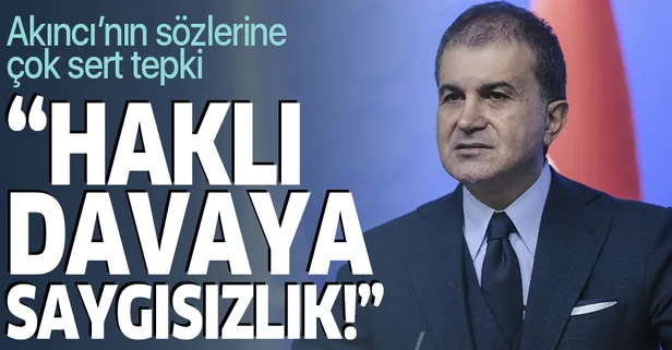 Son dakika: AK Parti Sözcüsü Ömer Çelik'ten KKTC Cumhurbaşkanı Akıncı'ya tepki