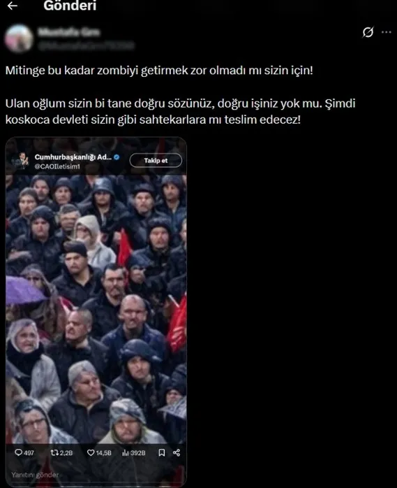 gercekler-yakinlastirinca-ortaya-cikti-chpli-ekrem-imamoglunun-ekibinin-yapay-zeka-oyunu-bu-kadar-zombiyi-geti-1774724095189.jpeg Gerçekler yakınlaştırınca ortaya çıktı: CHP'li Ekrem İmamoğlu'nun ekibinin yapay zeka oyunu | "Bu kadar zombiyi getirmek zor olmadı mı?"-5