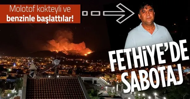 Son dakika: Muğla Fethiye’de orman yangını! Sabotaj şüphesi