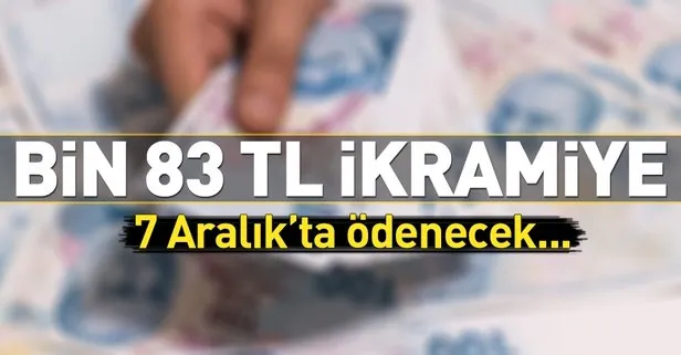 Kamu işçilerine bin 83 TL ikramiye