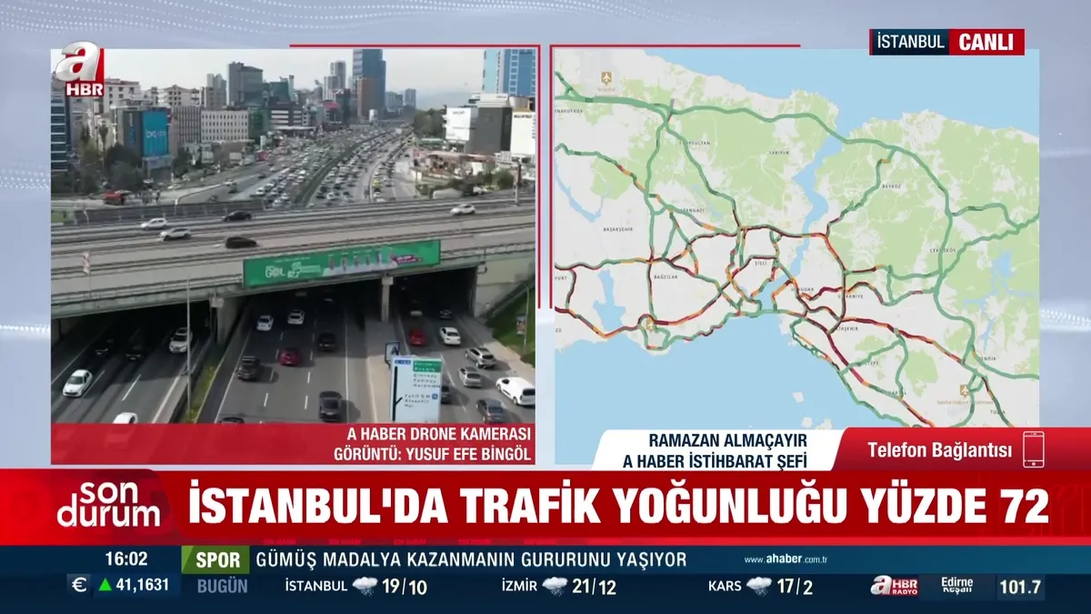İstanbul'da bayram trafiği!