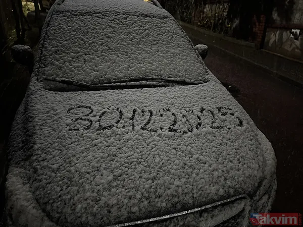 Meteoroloji sarı kodla uyarmıştı: İstanbul'da kar yağışı başladı! Okullar tatil olacak mı? - 3