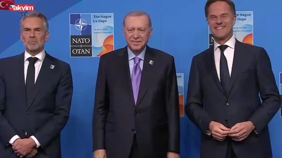 Başkan Erdoğan NATO Zirvesi için Lahey'de