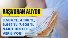 Bayram öncesi açıklandı: Başvuran karşılıksız 3.504 TL, 4.196 TL, 6.667 TL, 7.608 TL nakit destek şipşak alıyor!