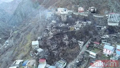 SON DAKİKA: Artvin’de yangın felaketi! Bir köy yok oldu! Altınlar aranıyor