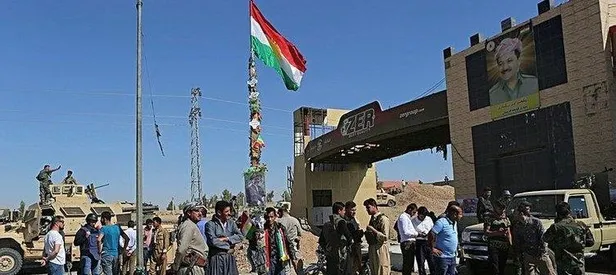 Kerkük’te bayrak krizi! Yeniden astılar