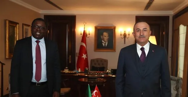 Dışişleri Bakanı Mevlüt Çavuşoğlu, Zambiya Dışişleri Bakanı Joseph Malanji ile görüştü