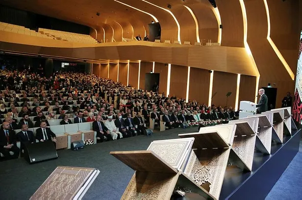 7 yıl süren çalışmalar sonucu hazırlanan İstanbul Mushafı, Çamlıca Camisi'nde Başkan Erdoğan'ın katıldığı törenle tanıtıldı-5