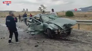 Çekerek'te trafik kazası 1 ölü 3 yaralı
