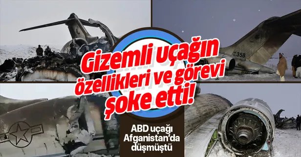 Afganistan'da düşen ABD uçağının özellikleri şoke etti!