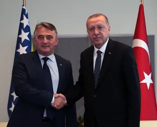 Başkan Erdoğan, Bosna Hersek Devlet Başkanlığı Konseyi Başkanı Zeljko Komsici kabul etti