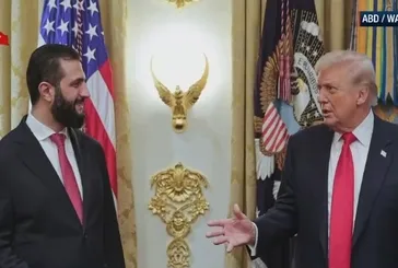 Trump - Şara görüşmesinden ilk kareler geldi