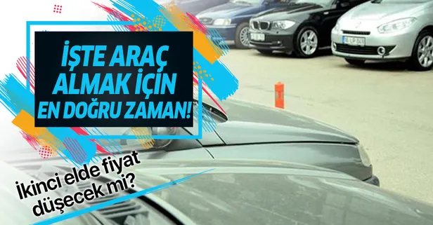 Sahibinden 2. el otomobil alacaklar dikkat! 2. el ve sıfır araçların fiyatları düşecek mi? 2. el ve sıfır araç almak için doğru zaman mı?