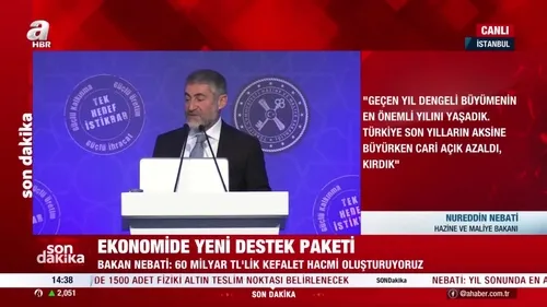 Bakan Nebati destek paketini açıkladı