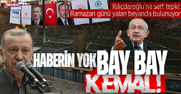 Başkan Erdoğan'dan Kemal Kılıçdaroğlu'na 1 milyon konut tepkisi: Haberin yok Bay Bay Kemal