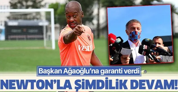Eddie Newton'dan Ahmet Ağaoğlu'na: Başkanım bana süre verin