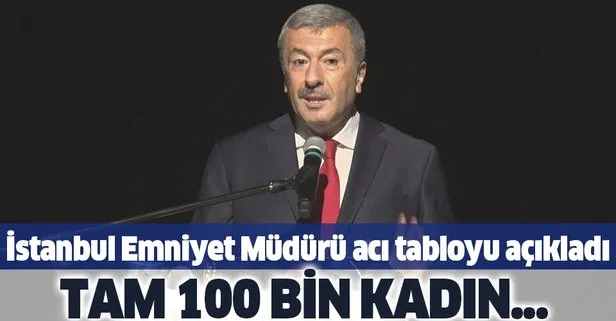Yüz bin kadın polise koşmuş