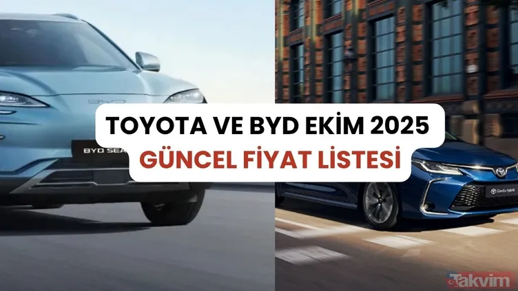 Toyota ve BYD Ekim 2025 güncel fiyat listesi: BYD Tang 5 milyon TL’yi aştı, Toyota 390 bin TL indirim yaptı