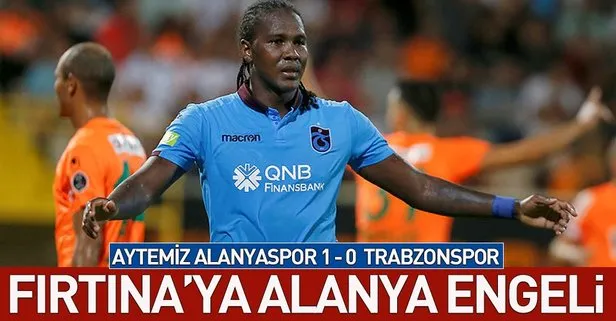 Fırtına’ya Alanya engeli! MS: Aytemiz Alanyaspor 1-0 Trabzonspor