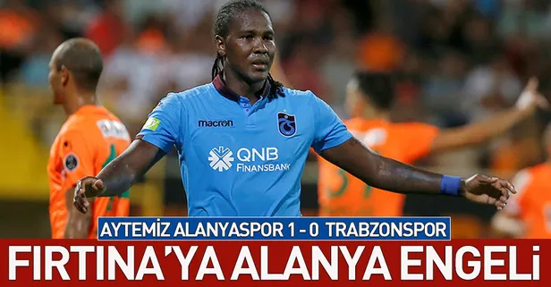 Fırtına'ya Alanya engeli! (MS: Aytemiz Alanyaspor 1-0 Trabzonspor)