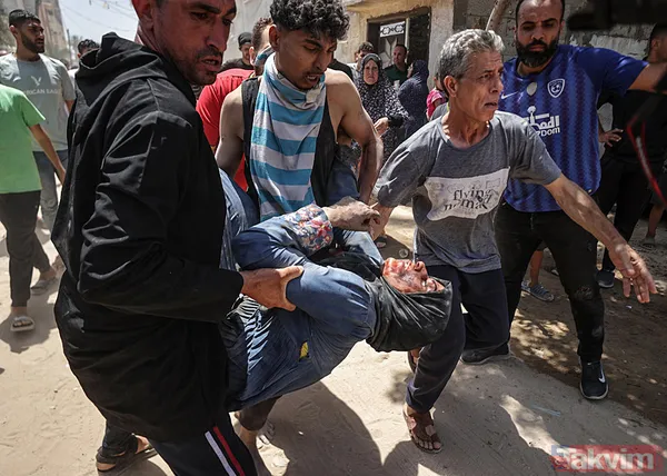 İsrail bir aileyi daha yok etti! Ateşkes kararına rağmen katliam: Deyr el Balah’ta enkazdan cesetler çıkarıldı - 10