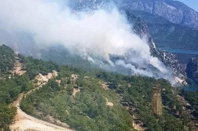 Antalya'da orman yangını