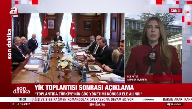 ''Göç Yönetimi'' YİK Toplantısı sonrası ilk açıklama