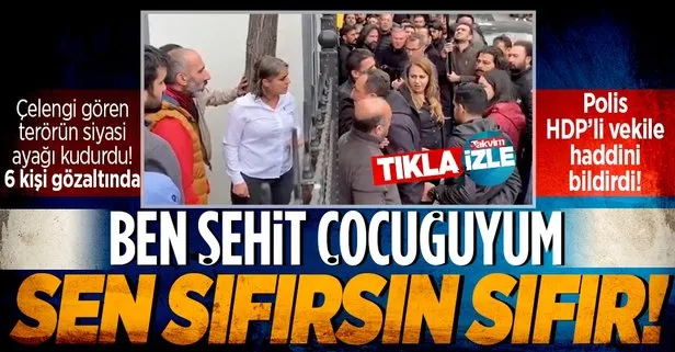 Evlat nöbetindeki ailelerden terörün siyasi ayağı HDP’ye siyah çelenk! HDP’liler hazmedemedi ailelere saldırdı
