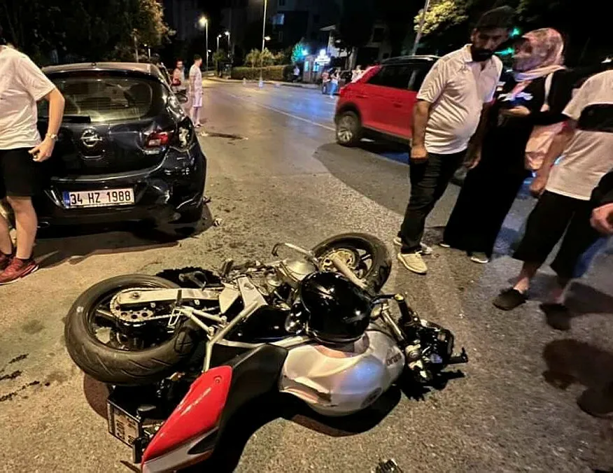 Büyükçekmece’de motosiklet kazası: 1 ölü