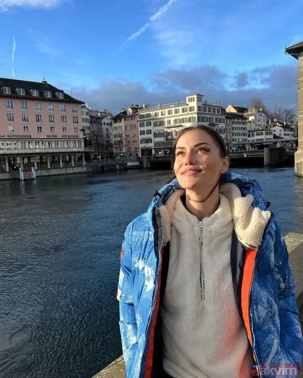 Fahriye Evcen Zürih pozlarıyla göz kamaştırdı "Zürih manzarası şimdi bir başka güzel" Kuruluş Osman'ın yıldızı Burak Özçivit'in güzeller güzeli eşi... - 4