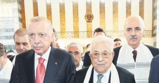 Filistin Devlet Başkanı Mahmud Abbas TBMM’de: Gazze’ye gideceğim!