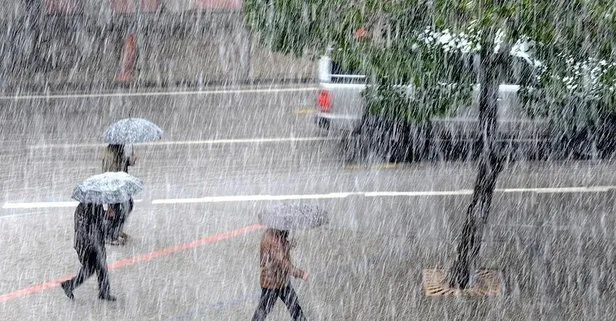 Meteorolojiden o illere sağanak uyarısı