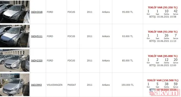 Bankalardan bal gibi ucuz satılık araçlar: 53.000 TL- 66.000 TL- 85.000 TL'ye araba sahibi olun! Ziraat, Vakıfbank satışa çıkardı... - 8