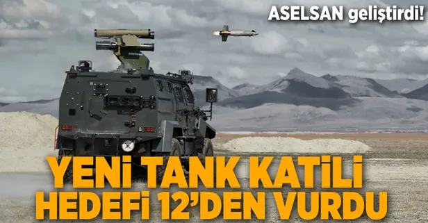 ASELSAN tanksavarla hedefi 12'den vurdu