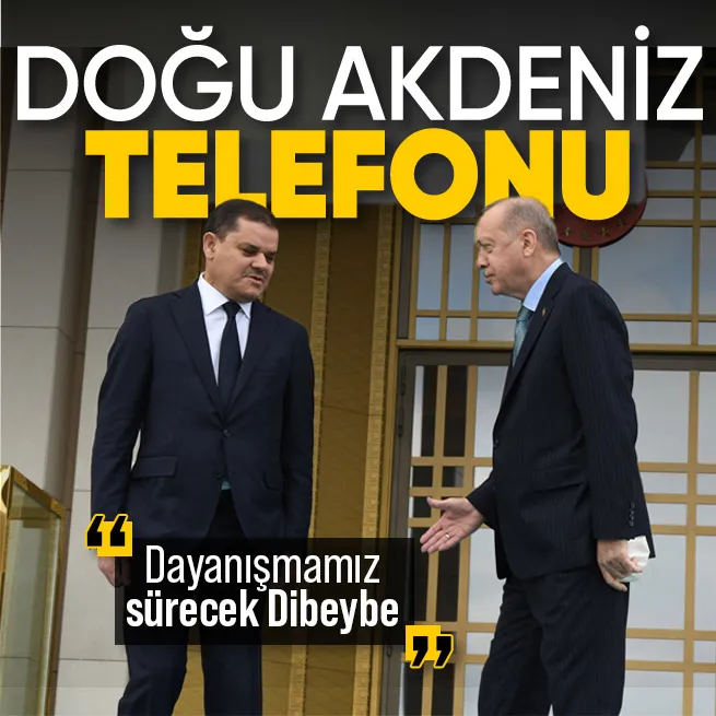 Başkan Erdoğan Libya Milli Birlik Hükümeti Başbakanı Abdülhamid Dibeybe ile görüştü: Doğu Akdenizde dayanışma sürecek