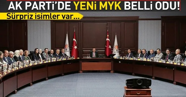 Son dakika... AK Parti'de yeni MYK üyeleri belirlendi